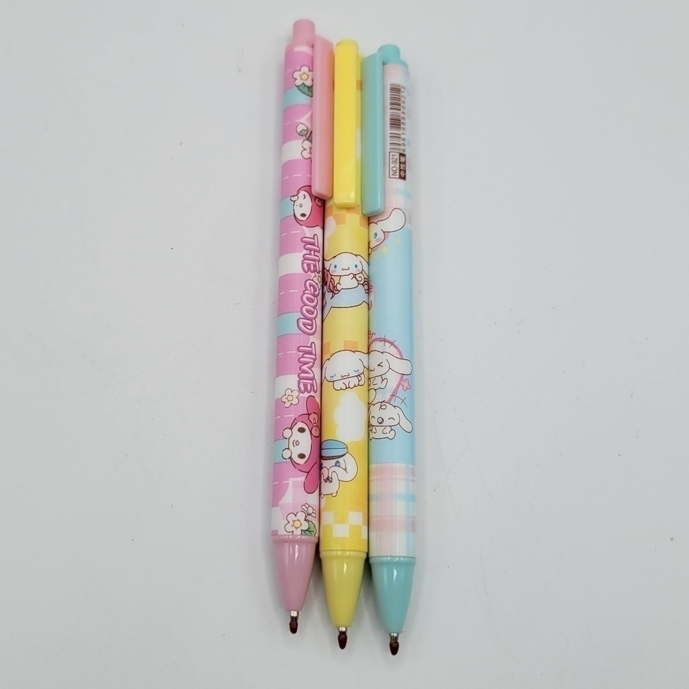 New Sanrio 3 Pack Pen Bundle